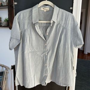 Madewell Lightweight Cotton Striped Button Down